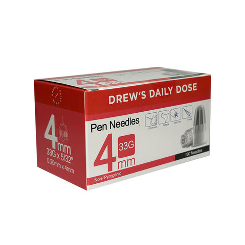 Drew's Daily Dose Pen Needle 100 Pack