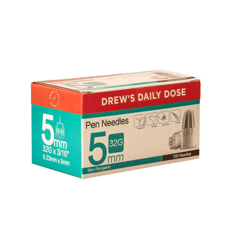 Drew's Daily Dose Pen Needle 100 Pack
