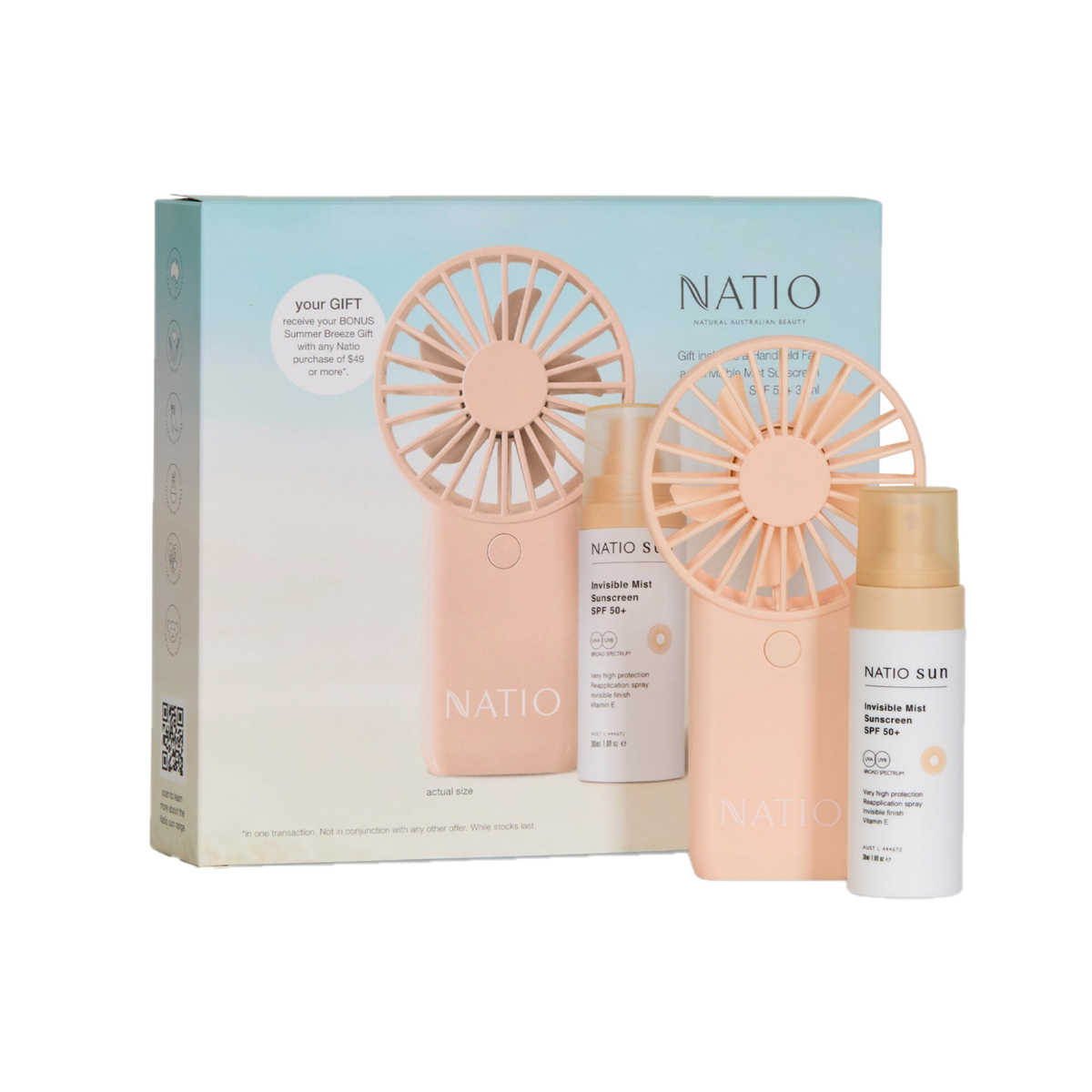 🎁 Natio Summer Breeze Apricot Gift Set - GWP NOT FOR SALE (100% off)