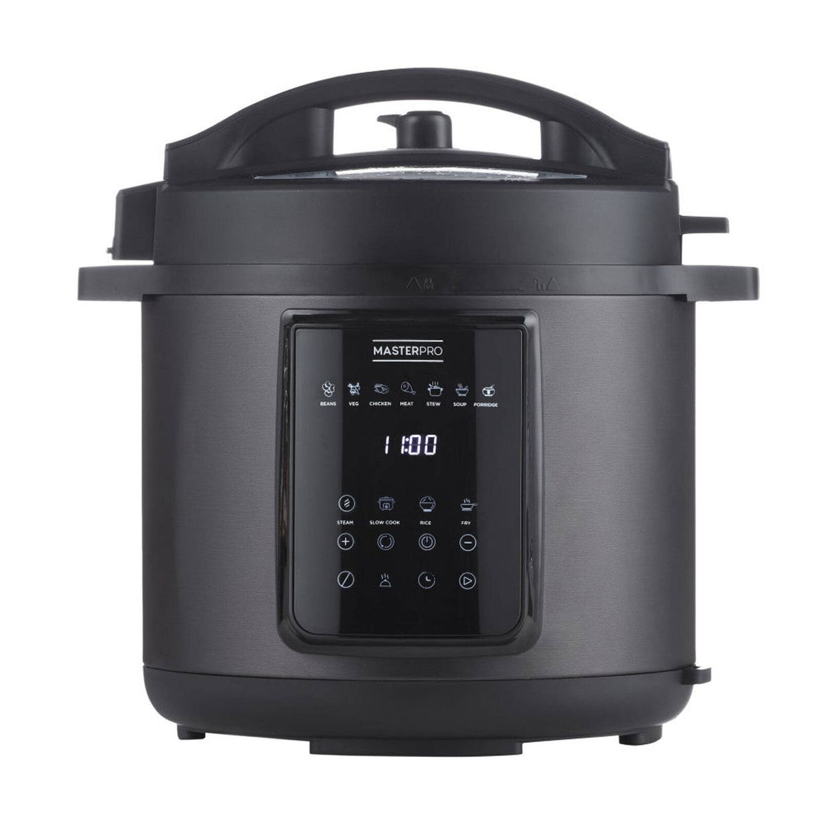 MasterPro 12 in 1 Digital Multi Cooker 6L - Black