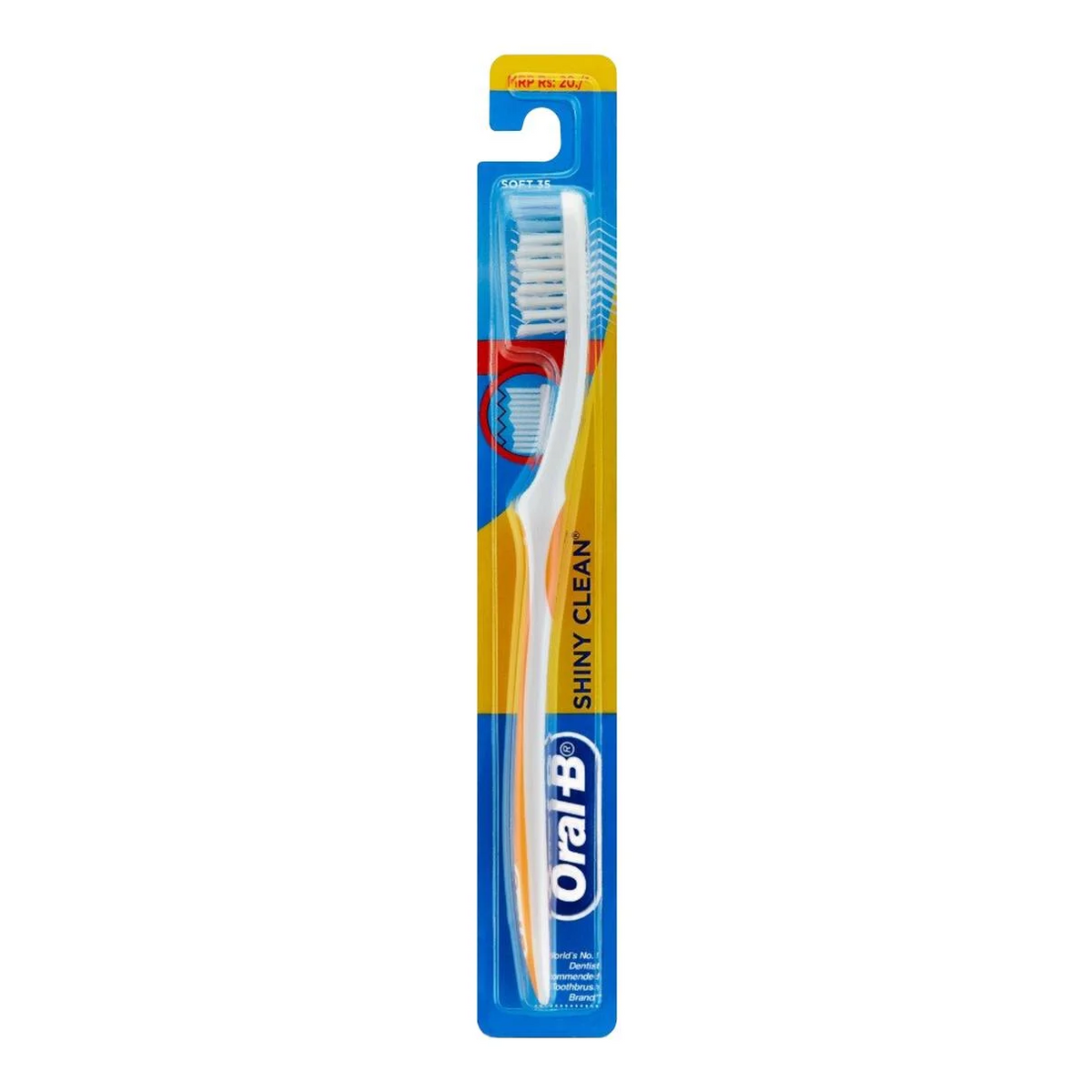 Oral-B Toothbrush Shiny Clean Medium 1 Pack (Assorted)