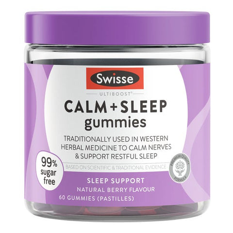SWISSE Ultiboost Calm And Sleep Gummies 60 Pastille’s (Expiry 05/2024)