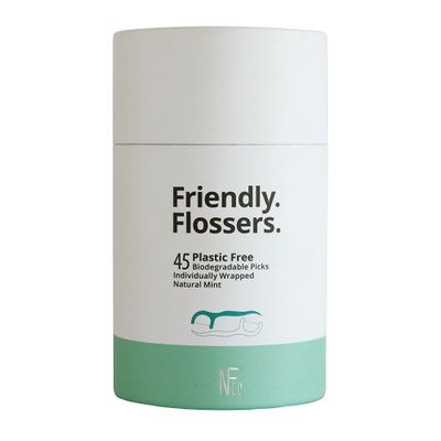 The Natural Family Co Friendly Flossers Picks x 45 Pack