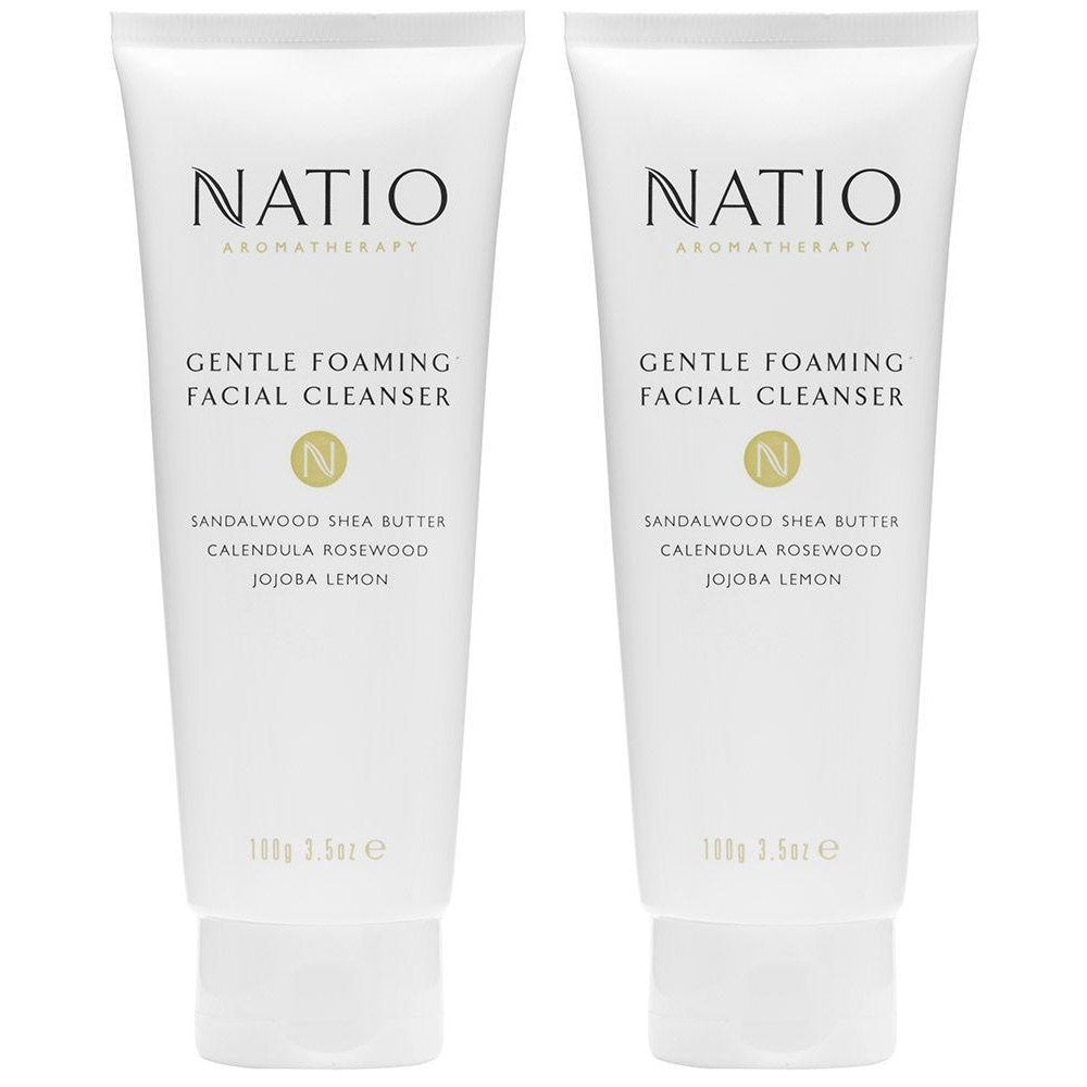 Natio Gentle Foaming Facial Cleanser 100g + BONUS 100g