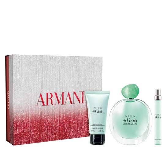 Giorgio Armani Acqua di Gioia Eau de Parfum 100mL 3 Piece Gift Set