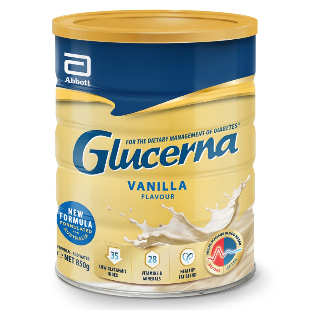 Glucerna Diabetic Milk Powder Vanilla Flavour 850g