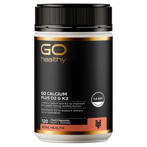 GO Healthy Go Calcium Plus D3 & K2 120 Capsules