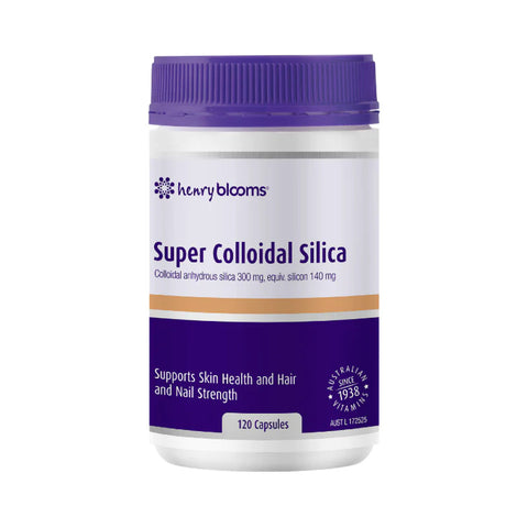 Henry Blooms Super Colloidal Silica 300mg 120 Hard Capsules