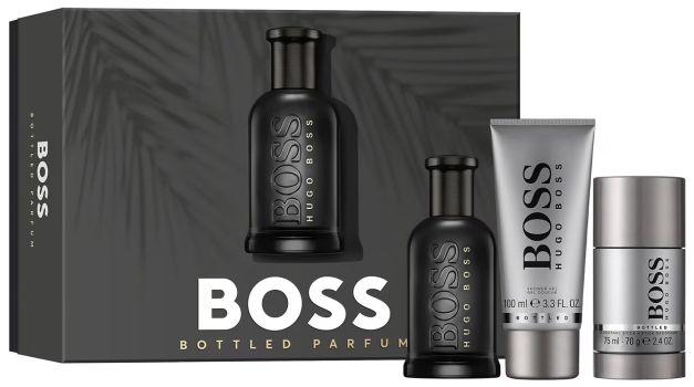 Hugo Boss Bottled Parfum Eau De Parfum 100mL 3 Piece Set