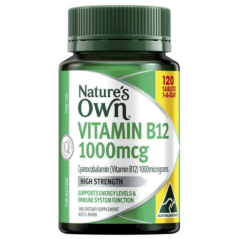 Nature's Own High Strength Vitamin B12 1000mcg 120 Tablets