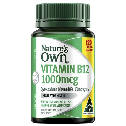 Nature's Own High Strength Vitamin B12 1000mcg 120 Tablets