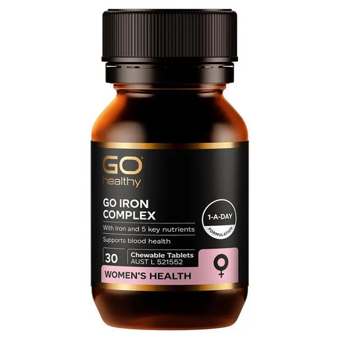 GO Healthy Iron Complex 30 Chewable Tablets