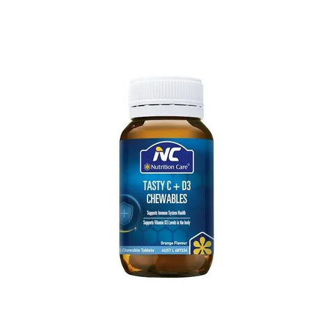 Nutrition Care Tasty C + D3 60 Chewable Tablets
