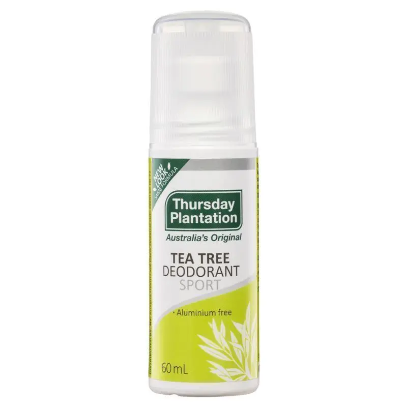 Thursday Plantation Tea Tree Deodorant Roll On Sport 60mL (Expiry 11/2026)
