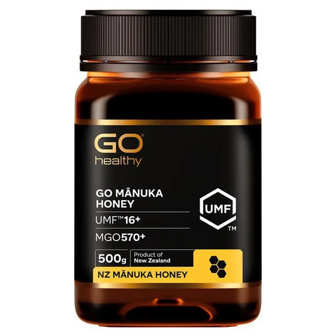 GO Healthy Manuka Honey UMF 16+ (MGO 570+) 500gm (Not For Sale In WA)