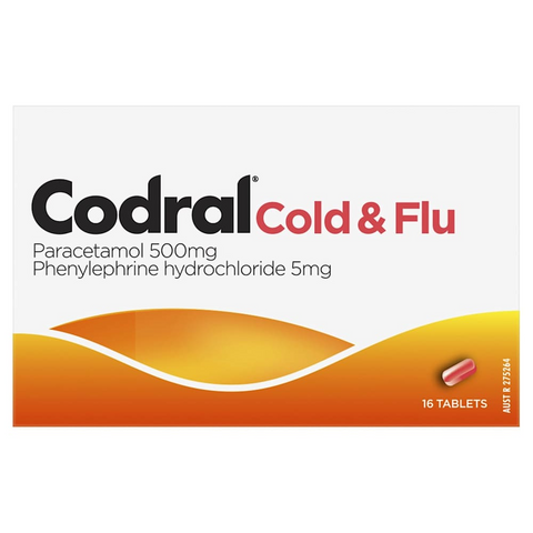 CODRAL Cold & Flu 16 Tablets