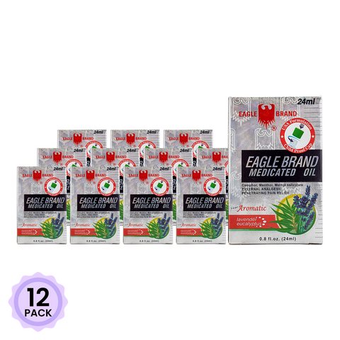 Eagle Brand Medicated Oil 12 x 24mL Pack