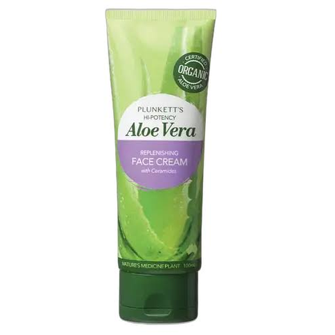 Plunkett's Hi-Potency Aloe Vera Face Cream with Ceramides 100mL