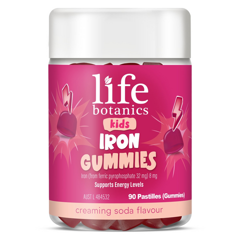 Life Botanics Kids Iron Gummies Creaming Soda Flavour 90 Pastiles