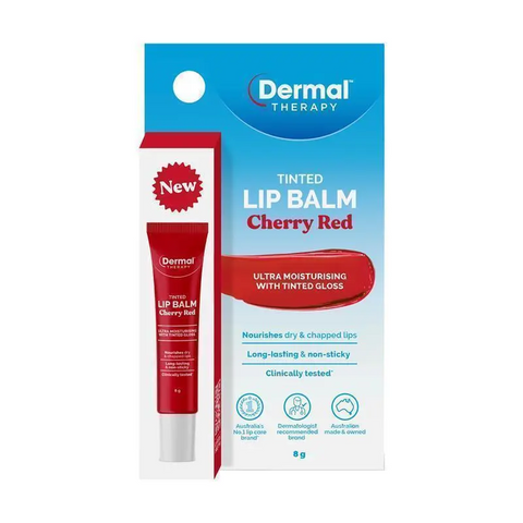Dermal Therapy Tined Lip Balm Cherry Red 8g