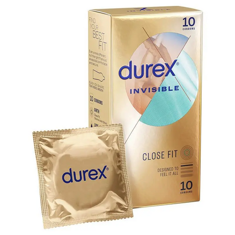 Durex Invisible Close Fit Condoms 10 Pack