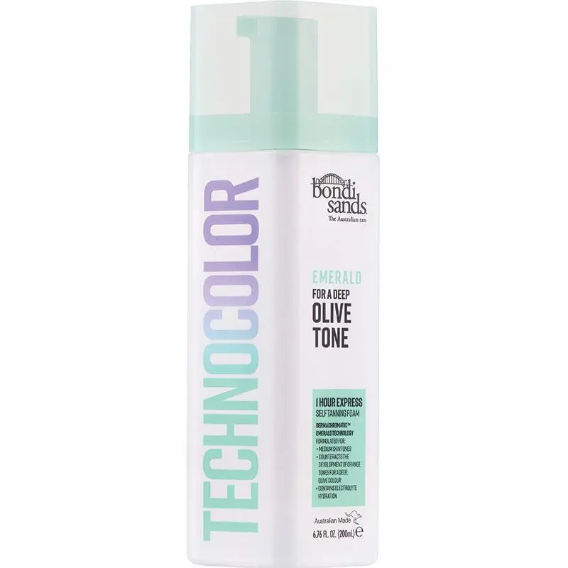 Bondi Sands Technocolor 1 Hour Express Self Tanning Foam Emerald 200mL