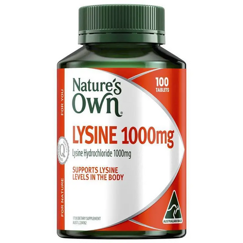 Nature's Own Lysine 1000mg 100 Tablets