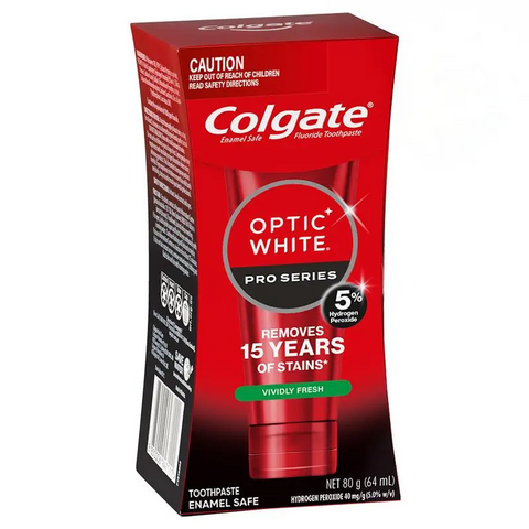 Colgate Optic White Pro Series Vividly Fresh Teeth Whitening Toothpaste 80g