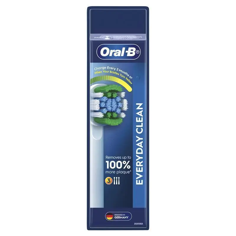 Oral B Power Toothbrush Everyday Clean Refills 3 Pack