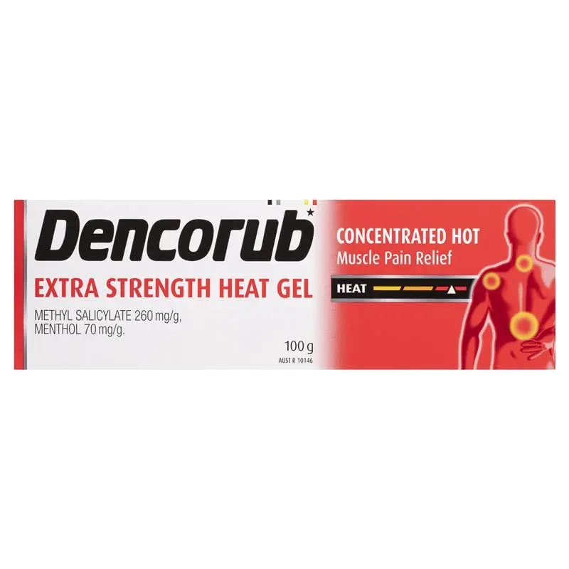 Dencorub Extra Strength Heat Gel 100g (Ships July)