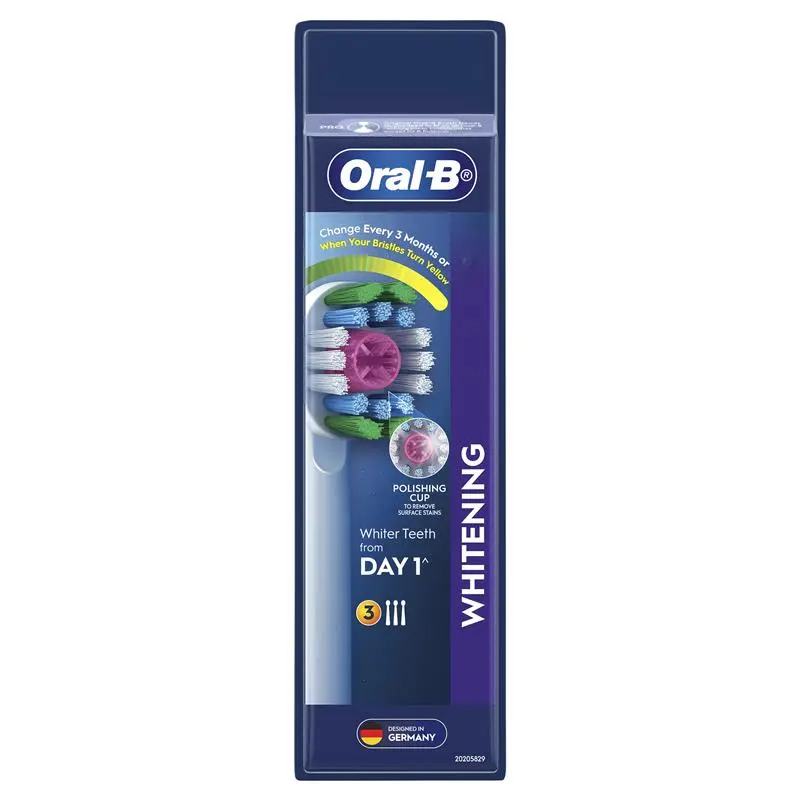 Oral B Power Toothbrush Whitening Refills 3 Pack