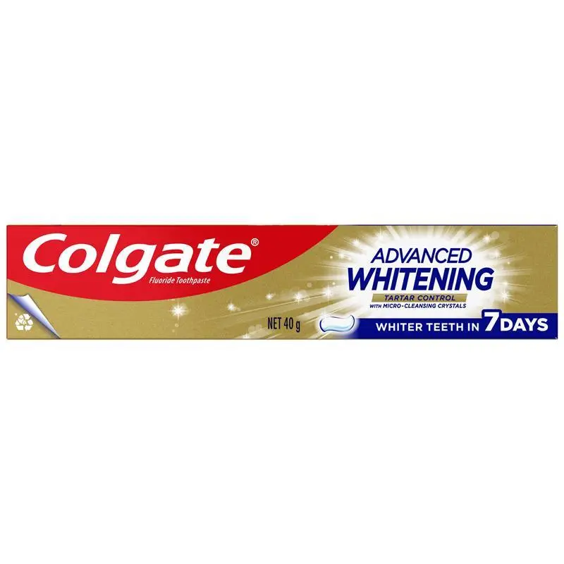 Colgate Advanced Whitening Tartar Control Toothpaste 40g