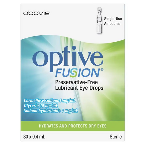 Optive Fusion Eye Drops 30 X 0.4mL