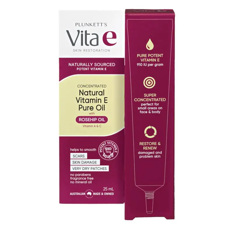 Plunkett's Vita E Pure Vitamin E Oil Tube 25mL