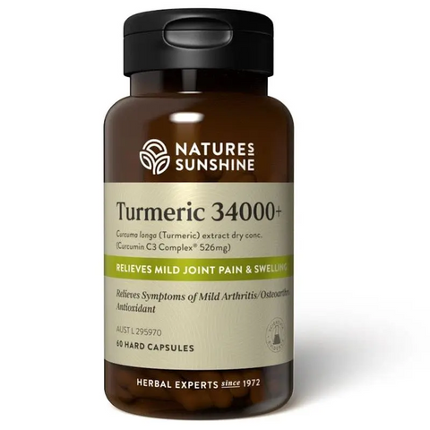 Nature's Sunshine Turmeric 34000+ 60 Capsules
