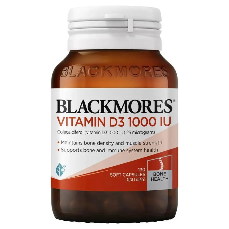Blackmores Vitamin D3 1000IU 130 Capsules