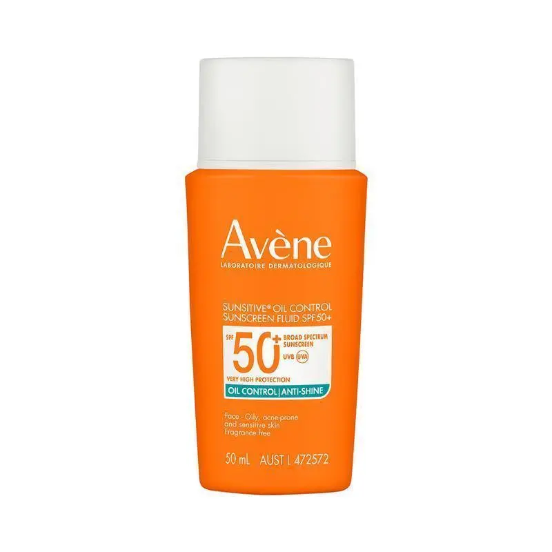 Avene Sunsitive Oil Control Sunscreen Fluid SPF50+ 50mL