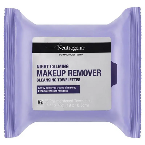 🎁 Neutrogena Night Calming Makeup Remover Cleansing Towelettes Wipes 25 Pack (100% off)