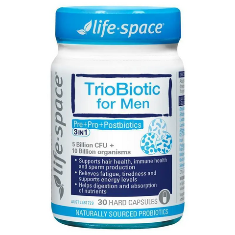 Life-Space TrioBiotic for Men 30 Capsules