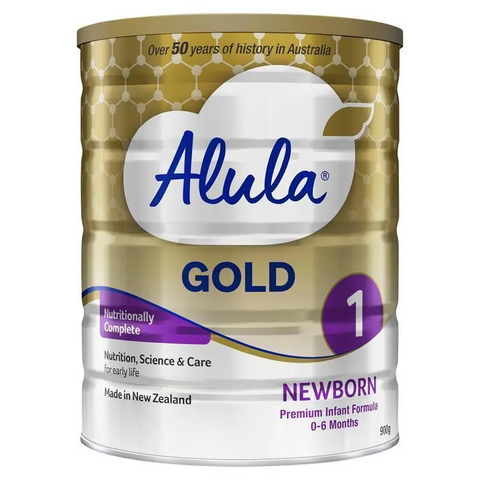 Alula Gold Stage 1 Newborn Infant Formula 0-6 Months 900g
