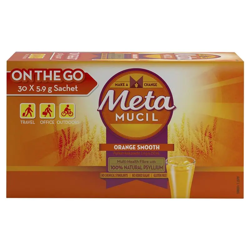 Metamucil Smooth Orange 30 Sachets