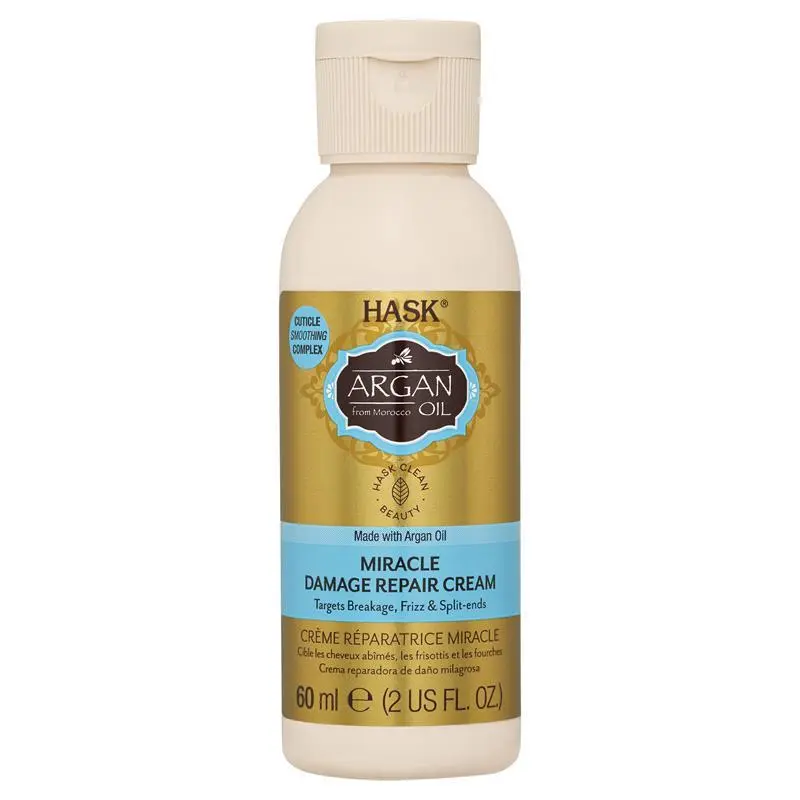 Hask Argan Oil Miracle Split Ends Damage Repair Cream 60mL