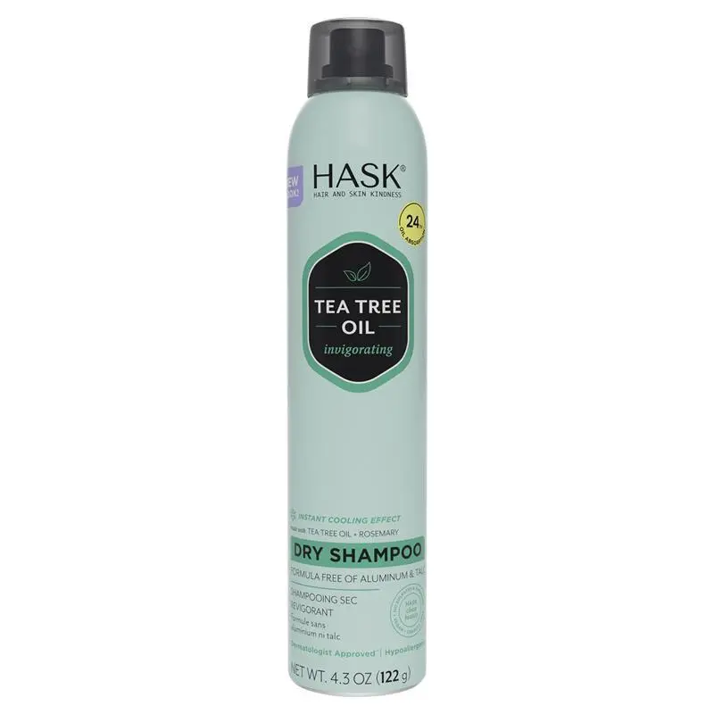 Hask Tea Tree & Rosemary Scalp Detox Dry Shampoo 122g