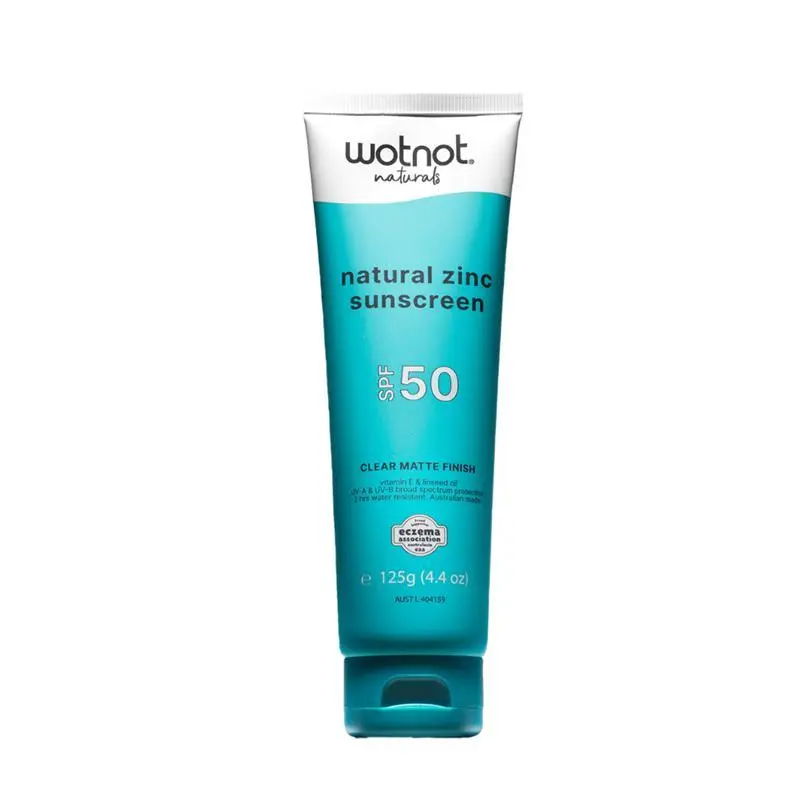WotNot Natural Zinc Sunscreen SPF50 125g