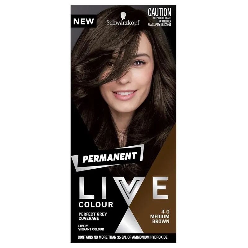 Schwarzkopf Live Salon Permanent 4.0 Medium Brown