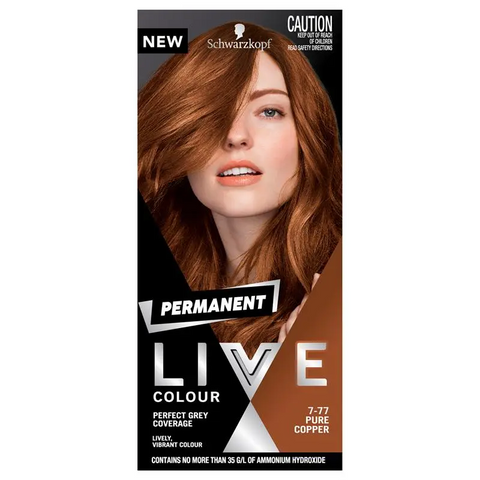 Schwarzkopf Live Salon Permanent 7.77 Pure Copper