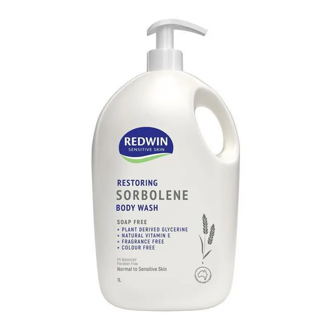 Redwin Sorbolene Body Wash with Vitamin E 1L (SLS Free)
