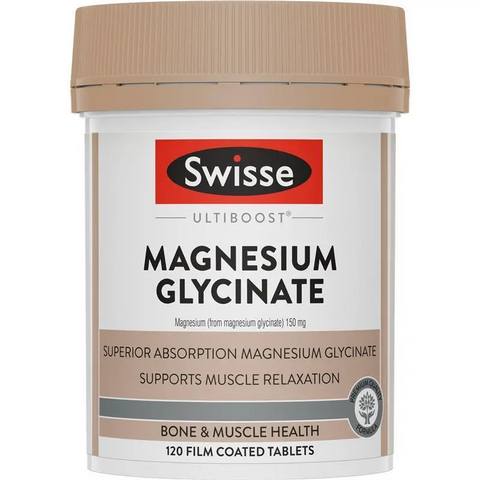 Swisse Ultiboost Magnesium Glycinate 120 Tablets