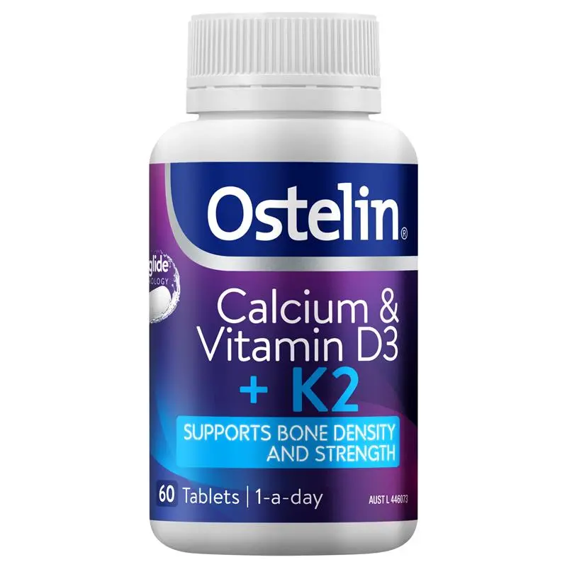 Ostelin Calcium & Vitamin D3 + K2 60 Tablets