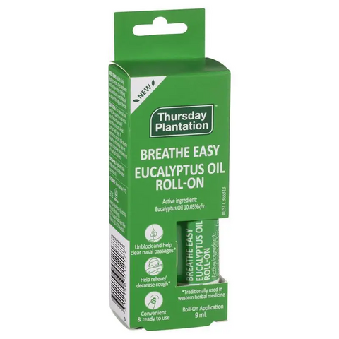 Thursday Plantation Breathe Easy Eucalyptus Oil Roll On 9mL